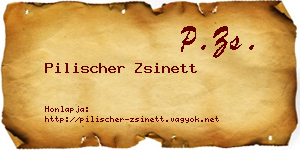 Pilischer Zsinett névjegykártya